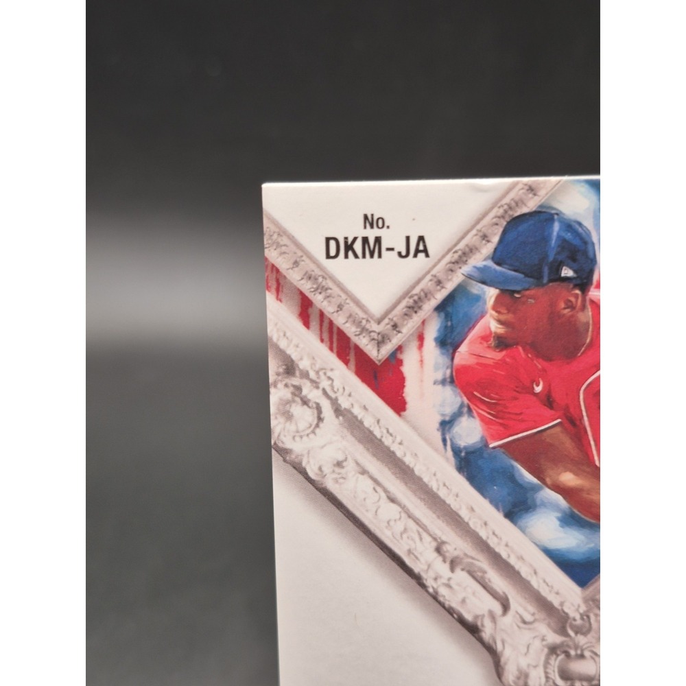 2022 Diamond Kings Baseball Joan Adon #DKM-JA Draft Kimgs Materials Purple /20 - Picture 7 of 10